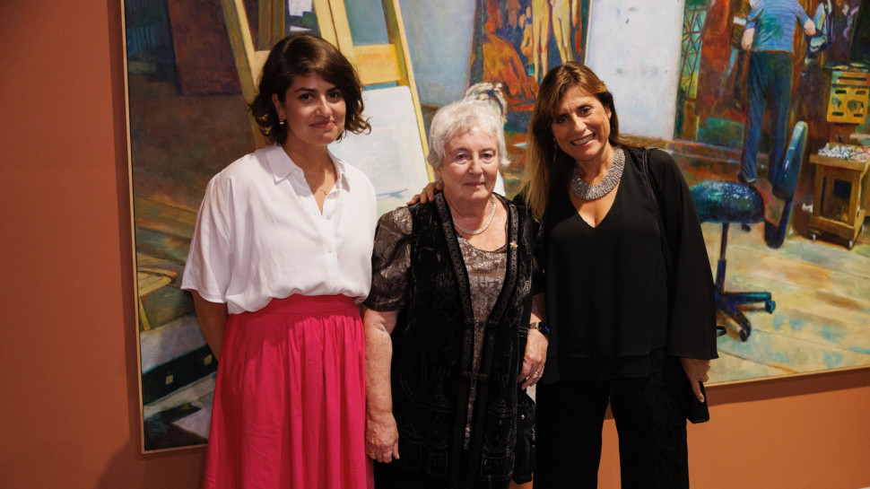 טניה כהן-עוזיאלי, אמיליה קבקוב ושחר מולכו (צילום: קובי וולף)