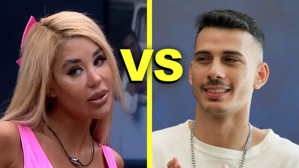 אבי אבורומי, סתיו קצין (צילום: צילום מסך רשת 13,נוקד סעדה)