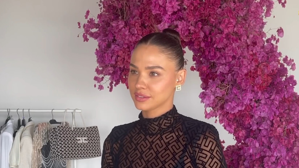 רוסלנה רודינה בצילומי קמפיין למותג "אליזבטה פרנקי" (צילום: מערכת TMI)