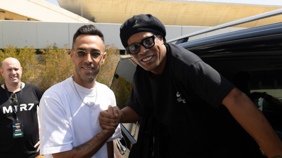 רונלדיניו, ערן זהבי (צילום: באדיבות פתאל טרמינל)