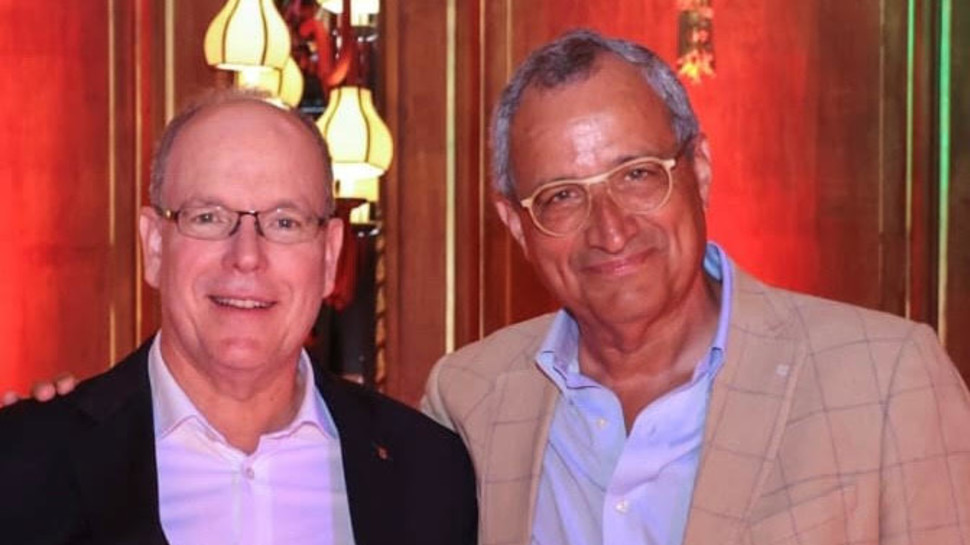 אילן בק והנסיך אלברט (צילום: יח"צ אי.או.אן ישראל)