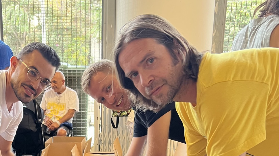 פיטר רוט, ליאור גזית ורם בנימין (צילום: יח"צ CARGO)