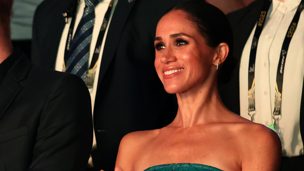 מייגן מרקל . גנבה את ההצגה (צילום: getty images - Joern pollex)