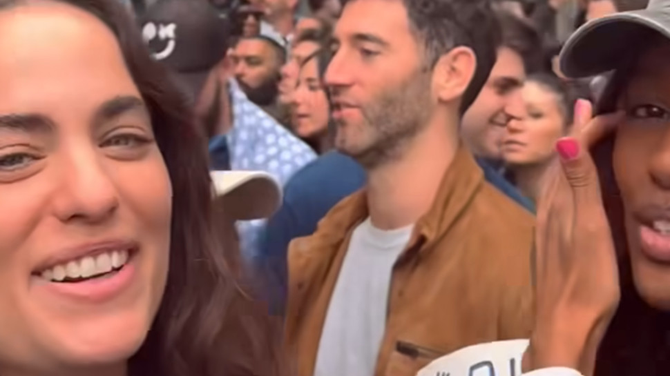 דר זוזובסקי משתתפת בהפגנת התמיכה בישראל (צילום: מתוך אינסטגרם)