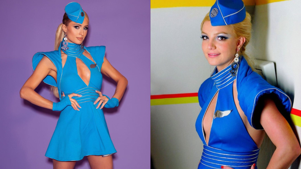 בריטני ספירס ופריס הילטון (צילום: צילום מסך,צילום מסך אינסטגרם)