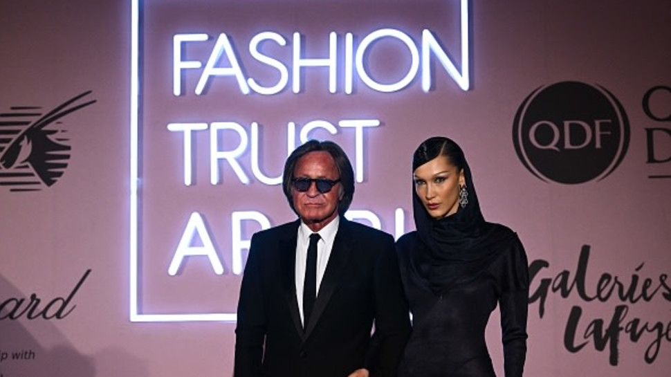 בלה ומוחמד חדיד (צילום: JEWEL SAMAD gettyimages)