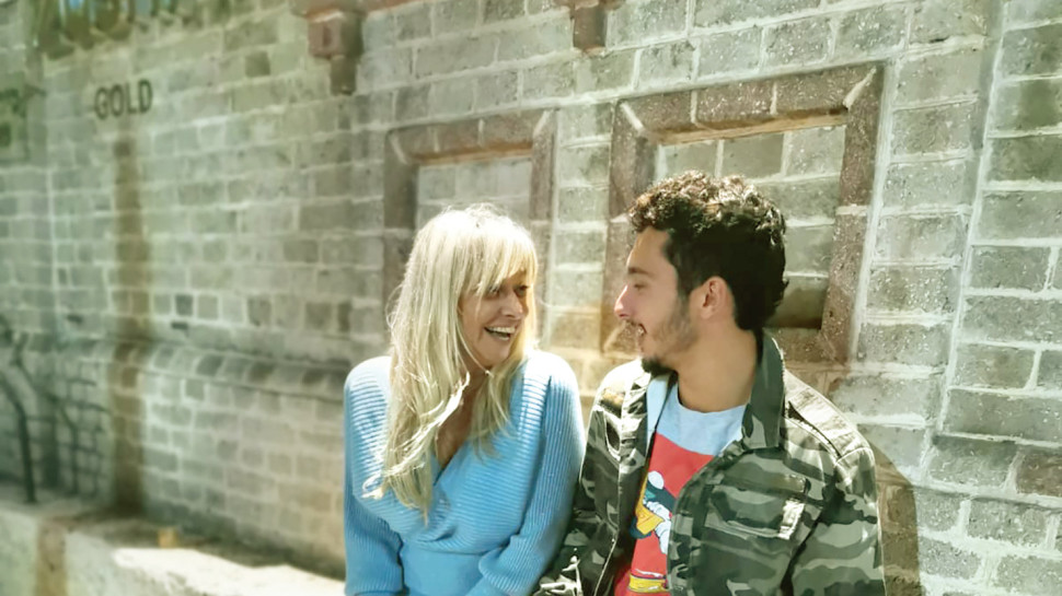 ליאם ז"ל וסימונה שרם (צילום: צילום פרטי)