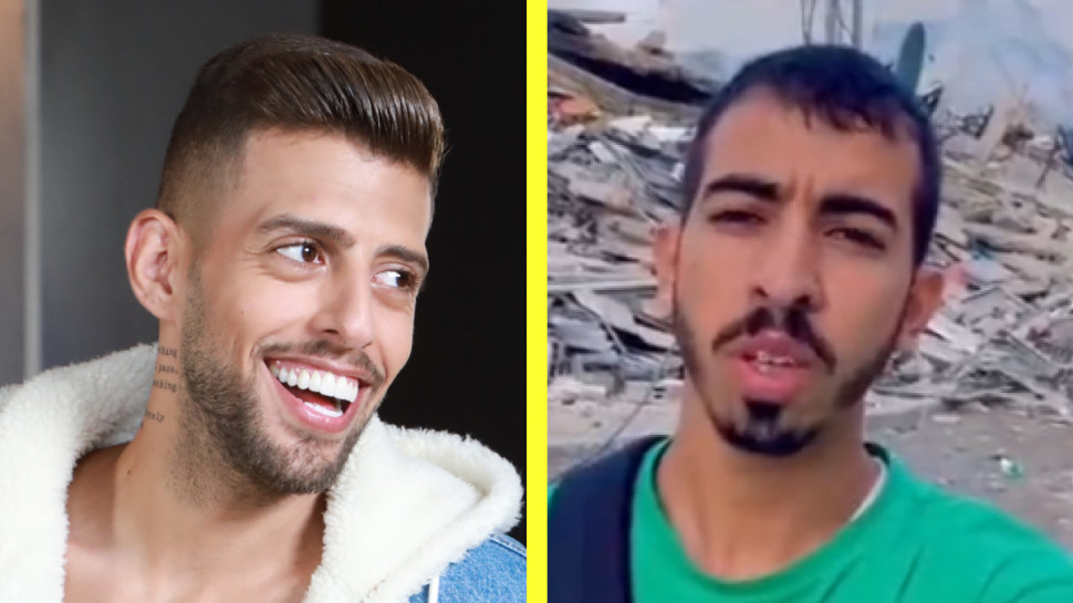 בן אל תבורי, סאלח אל-ג'פראווי (צילום: דנה קופל,צילום מסך, טוויטר)