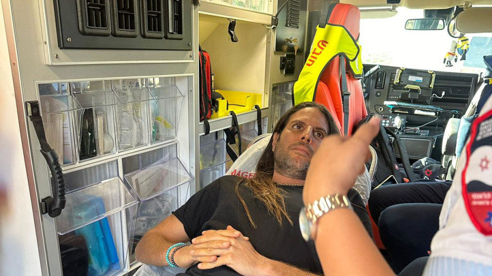 רוי בוי לאחר התאונה (צילום: עופר מנחם תקשורת ויחסי ציבור)