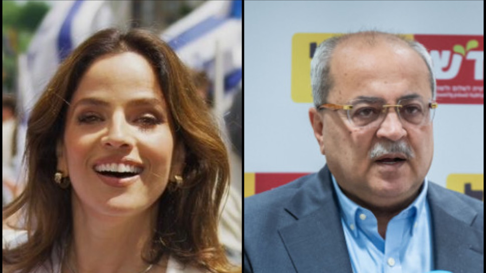 אחמד טיבי, נועה תשבי (צילום: יונתן זינדל,JCRC-NY)