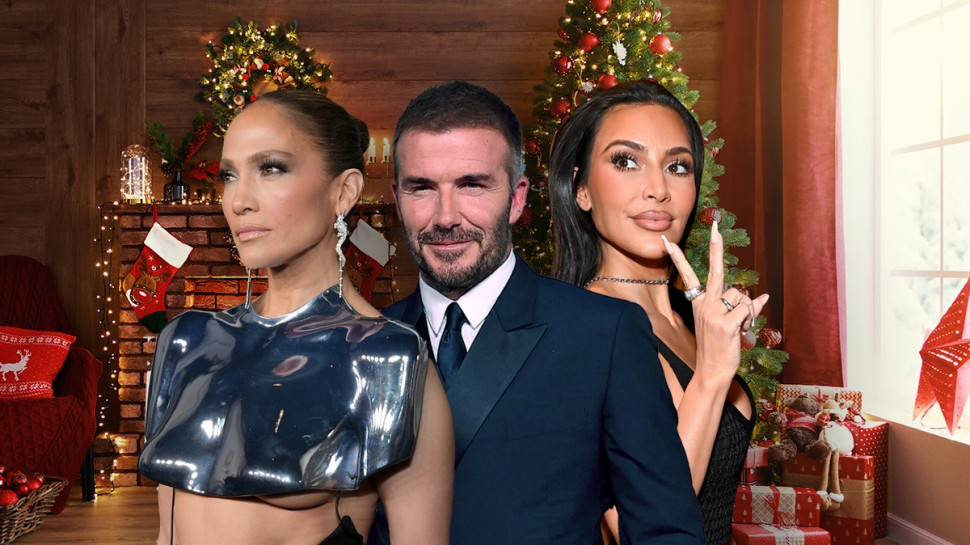 איך חגגו הסלבס את חג המולד (צילום: FRANCK FIFE/AFP/Getty Images,David Becker gettyimages,Charley Gallay  gettyimages)