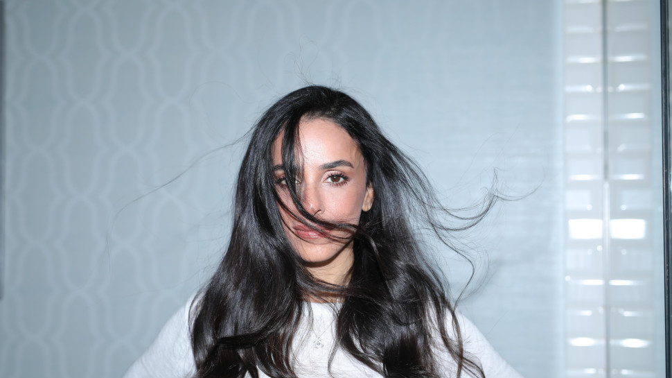 אורטל עמר בקמפיין של מוצרי השיער של "וולה" (צילום: זוהר שטרית)