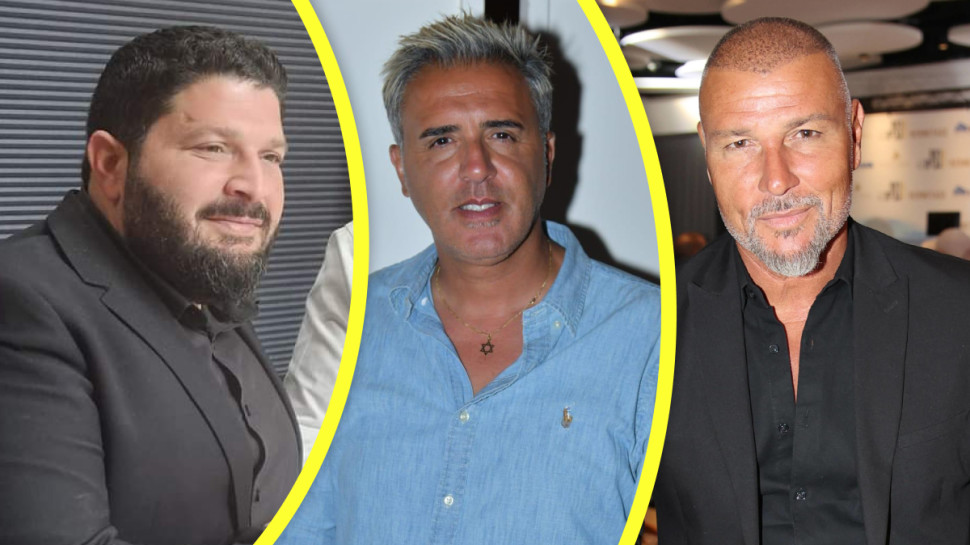 איציק זוהר, קובי פרץ, חבר כנסת אלמוג כהן (צילום: אור גפן,דן בונבידה)