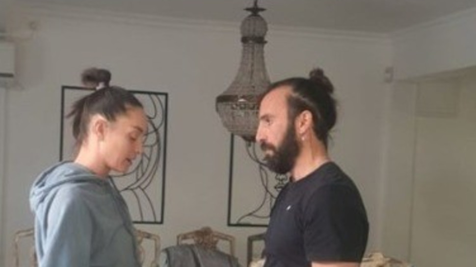 מתן בלו, אנה ארונוב (צילום: צילום מסך אינסטגרם)