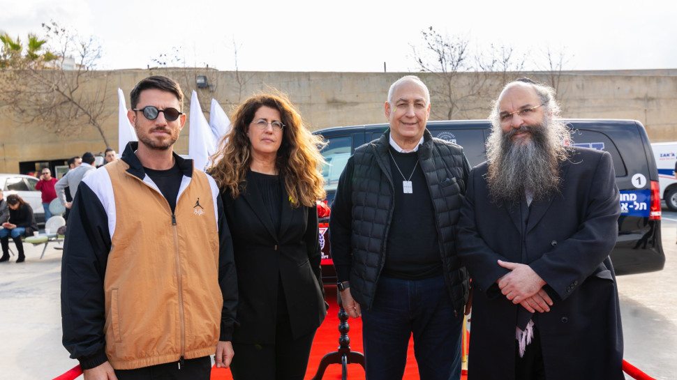 צבי חסיד, חמי פרס, אפרת דובדבני, עמרי סאסי (צילום: אריאל אוחנה)