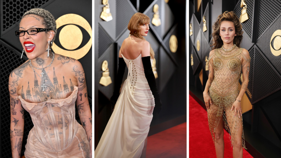 דוג׳ה קאט, טיילור סוויפט, מיילי סיירוס (צילום: Getty images)