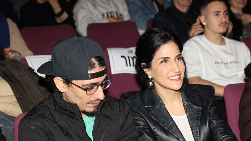 קותי סבג ומגי אזרזר בפרימיירה של "טיטו ורוחו" (צילום: רפי דלויה, HOT)