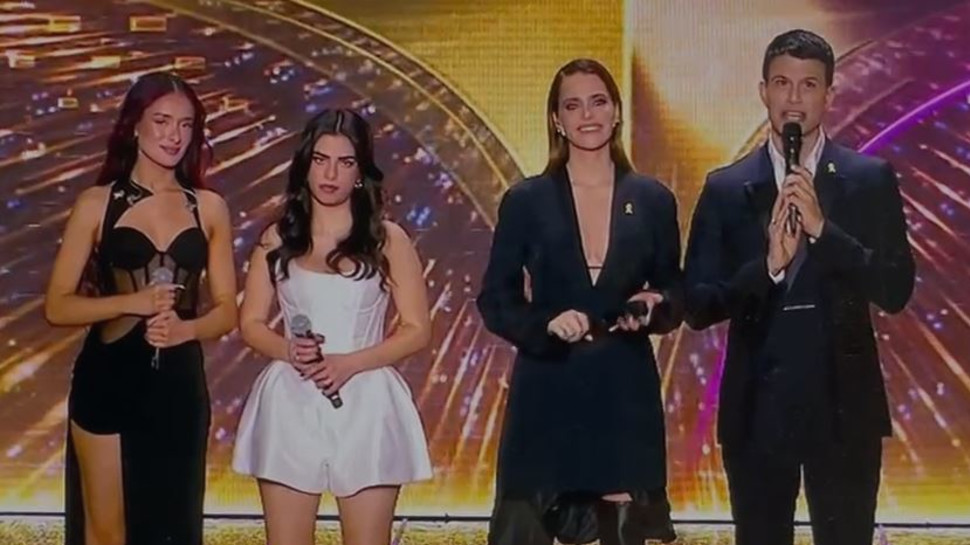 אסי עזר, רותם סלע, אור כהן, עדן גולן (צילום: צילום מסך קשת 12)