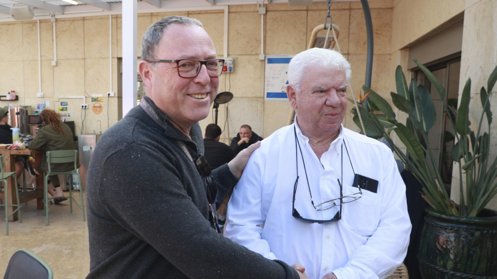  אלכס לנדסברג וישראל דודקביץ (צילום: אסף אריאלי)