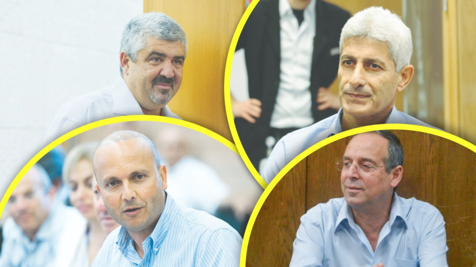 איתמר שמעוני, איציק רוכברגר, שלומי לחיאני, דוד יוסף (צילום: אבשלום ששוני,פלאש 90,יונתן זינדל פלאש 90)