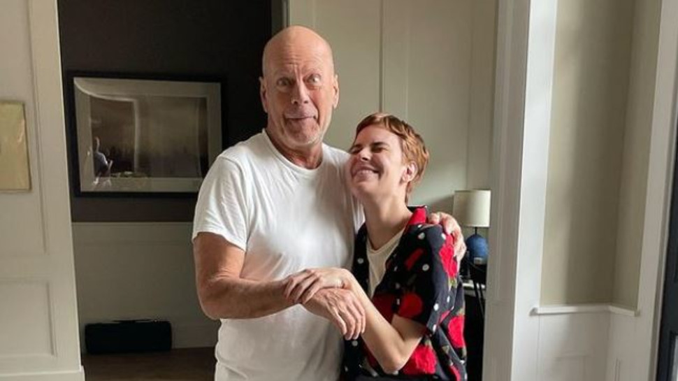 טלולה וויליס, ברוס וויליס (צילום: צילום מסך אינסטגרם)