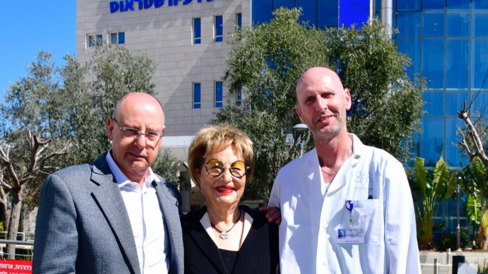  מסעד ברהום, רעיה שטראוס-בן-דרור, ליאור לבנשטיין (צילום: רוני אלברט, המרכז הרפואי לגליל)