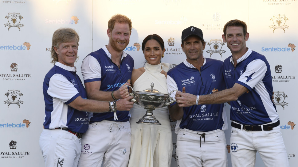 הארי ומייגן (צילום:  Jason Koerner/Getty Images for Sentebale)