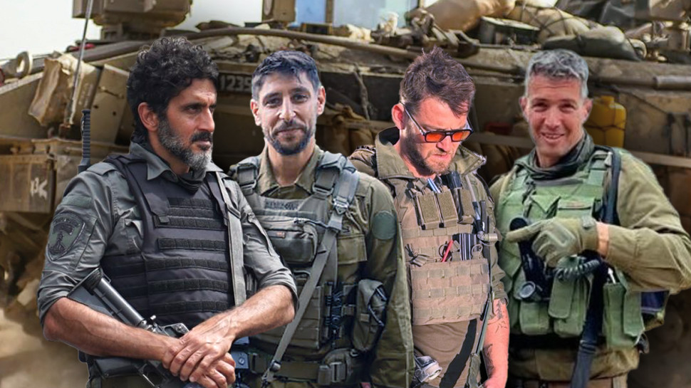 עידן עמדי, דין מירשניקוב, יועז הנדל, צחי הלוי (צילום: דובר צה"ל,דוברות המשטרה,צילום מסך אינסטגרם)