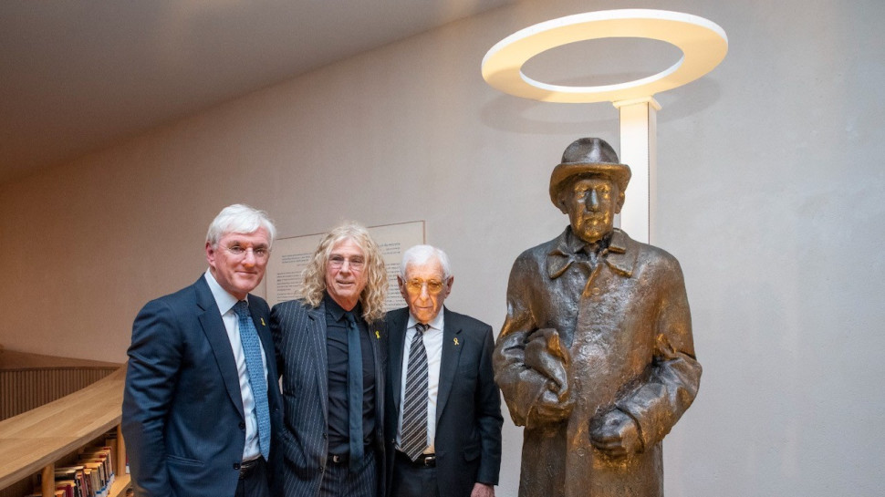 פרנק לאוי, דיוויד לאוי וסטיבן לאוי (צילום: יוני קלברמן)