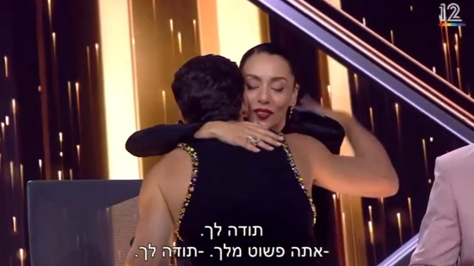 לאה ינאי , דור הררי (צילום: צילום מסך קשת 12)