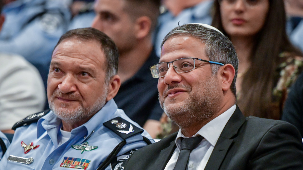 איתמר בן גביר וקובי שבתאי (צילום: אבשלום ששוני)
