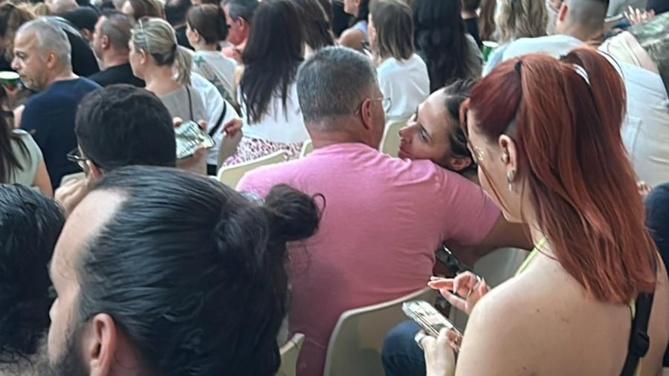 מרינה קבישר נצפתה מתנשקת עם בן הזוג (צילום: פרטי)