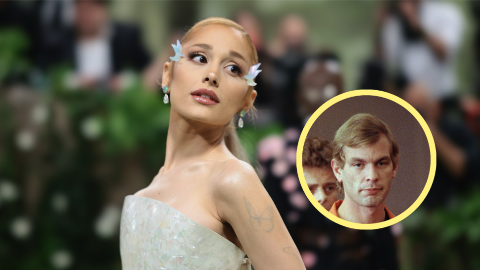 אריאנה גרנדה , ג'פרי דהאמר  (צילום: Dimitrios Kambouris/Getty Images,EUGENE GARCIA gettyimages)