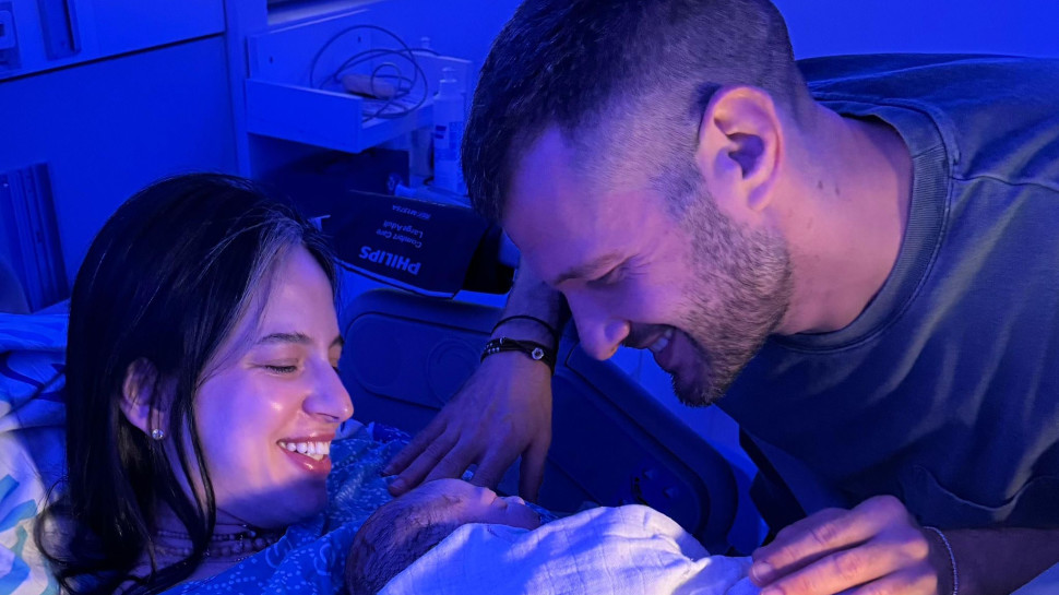 קורין גדעון בלידה (צילום: צילום מסך מתוך האינסטגרם)
