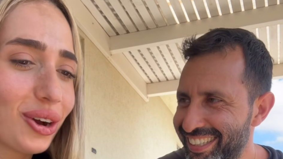 ענבר ואבישי  (צילום: צילום מסך אינסטגרם)