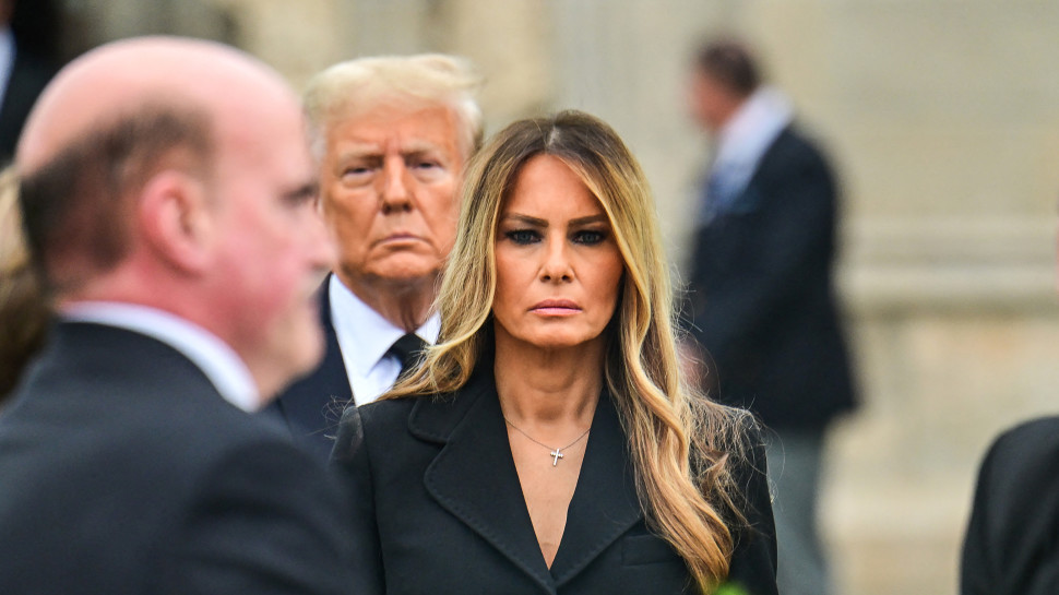 דונלד ומלאניה טראמפ (צילום: GIORGIO VIERA gettyimages)