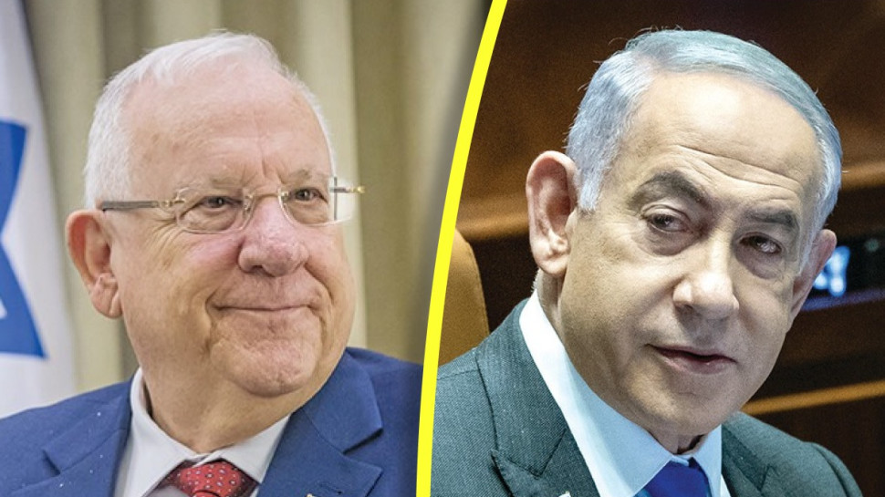 ראש הממשלה בנימין נתניהו , נשיא המדינה לשעבר רובי ריבלין  (צילום: יונתן זינדל, פלאש 90)