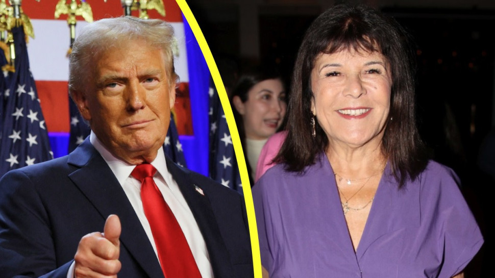 רינה מצליח , דונלד טראמפ (צילום: רויטרס,אור גפן)