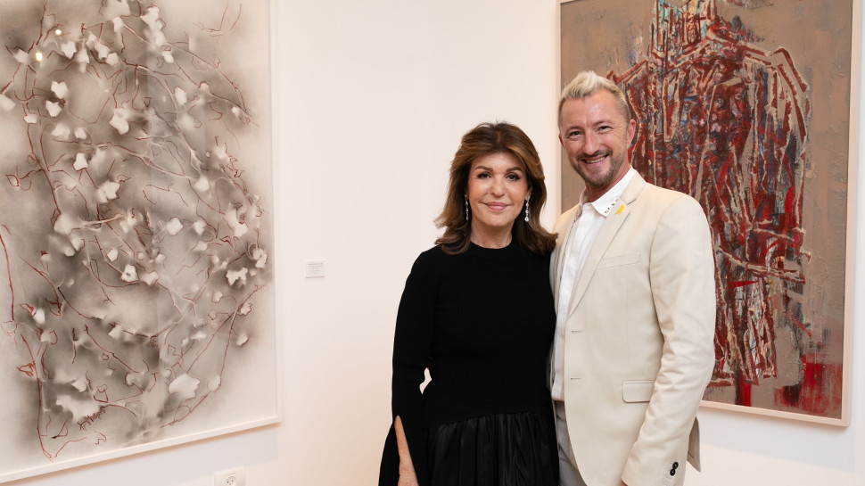 חריסטו מַבְרֵב ורותי שטרית  (צילום: מור ארקדיר)