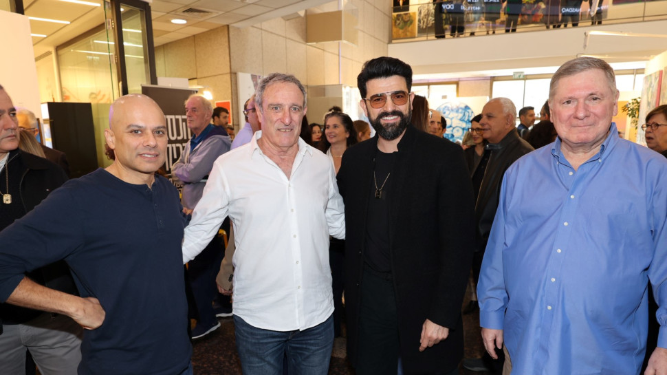 נועם הנגבי, עמוס תמם, ראובן קרופיק וידין ענתבי (צילום: רפי דלויה)
