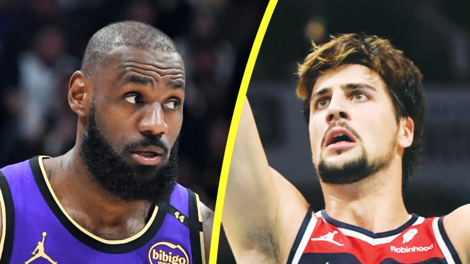 לברון ג'יימס, דני אבדיה (צילום: רויטרס)