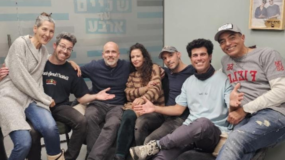  רון שלום ,טל מוסרי ,תומר גוטליב ,אלינור אהרון,סער פיין ,יואב כהן ,ליאת אחירון (צילום: פרטי)