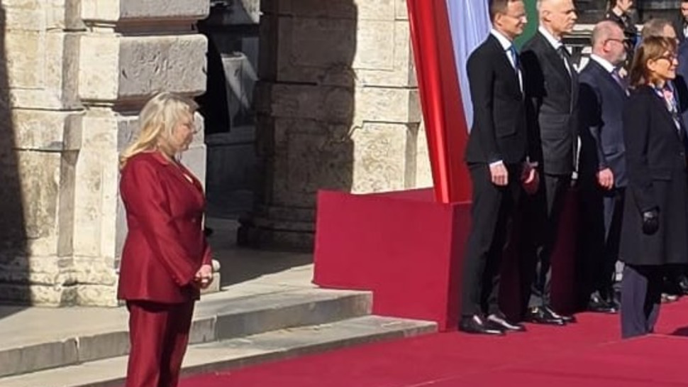 שרה נתניהו בבודפשט (צילום: אנה ברסקי)