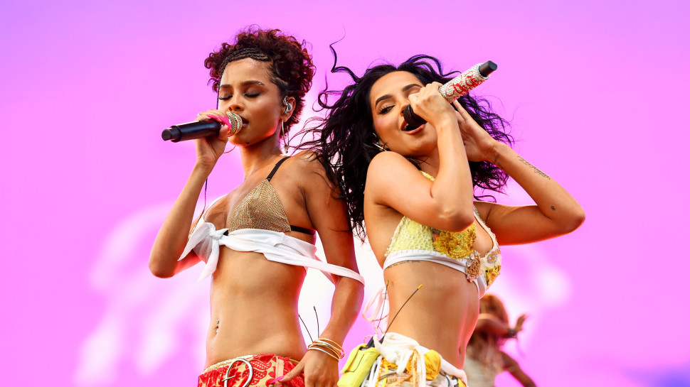 Tyla and Becky G (צילום: Arturo Holmes/Getty Images for Coachella)