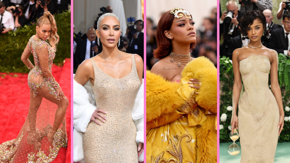 משמאל לימין: ביונסה, קים קרדשיאן, ריהאנה, טיילה (צילום: ANGELA WEISS/AFP via Getty Images,Dimitrios Kambouris/Getty Images,Jamie McCarthy/Getty Images,Andrew H. Walker/Getty Images for Variety)