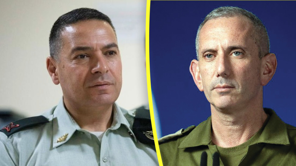 דניאל הגרי, אפי דפרין (צילום: דובר צה"ל)