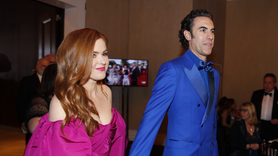 סשה ברון כהן ואיילה פישר (צילום: רויטרס)