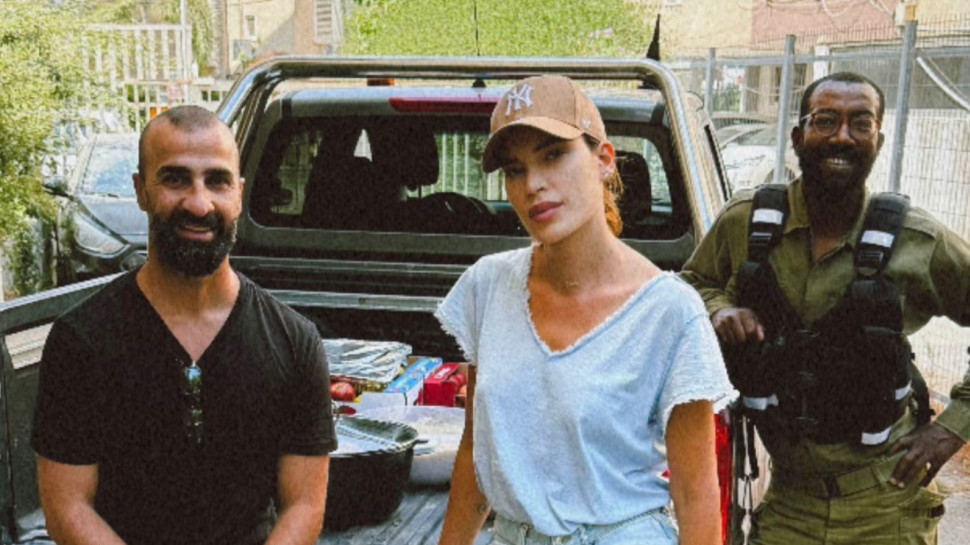 נטלי דדון ביוזמה פרטית כחלק ממבצע “עם כלביא” (צילום: מתוך אינסטגרם)