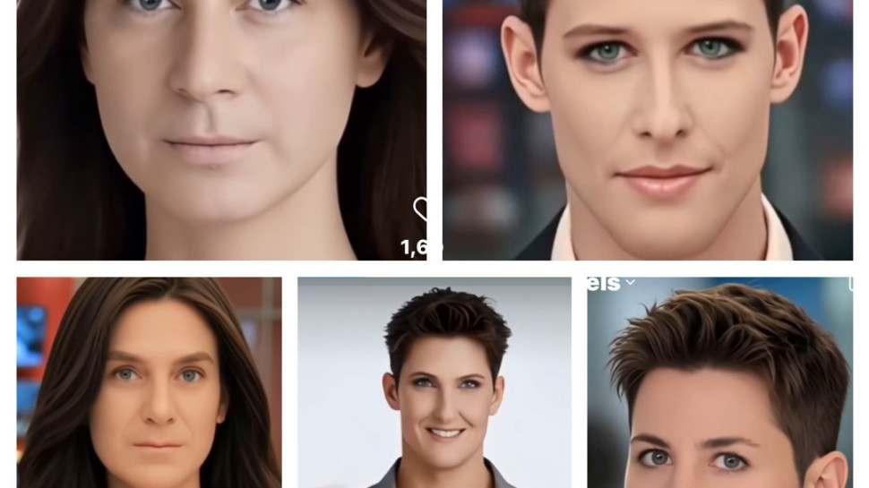 מגישי החדשות בלוק הפוך (צילום: צילום מסך אינסטגרם)