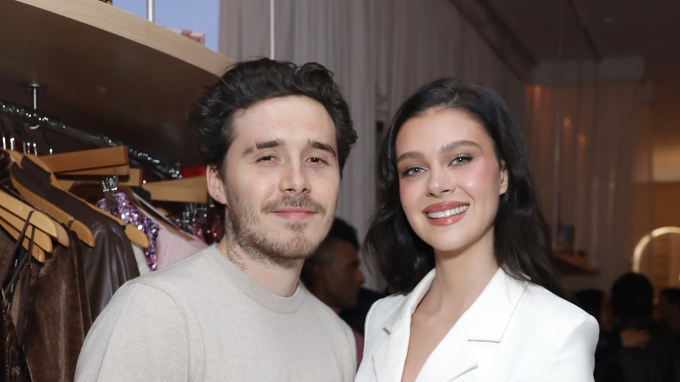ברוקלין בקהאם ובת הזוג ניקולה (צילום: Stefanie Keenan/Getty Images for Revolve)